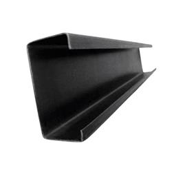 Perfil C Neg. 80mm. X 40mm. X 1.6mm. X 12mts.