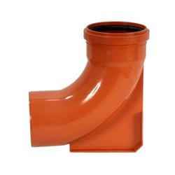 Curva 87°30´mh 110mm 110mm. X 2.7mm. X Con Base