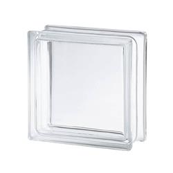 Ladrillo Vidrio Liso Incoloro 3kgx19cmx19cmx7.5cm