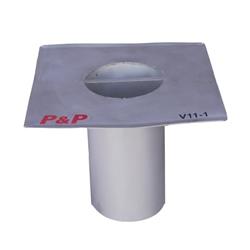 Embudo Acero Inox. V11-1 Plato Entero Recto 1.2kg