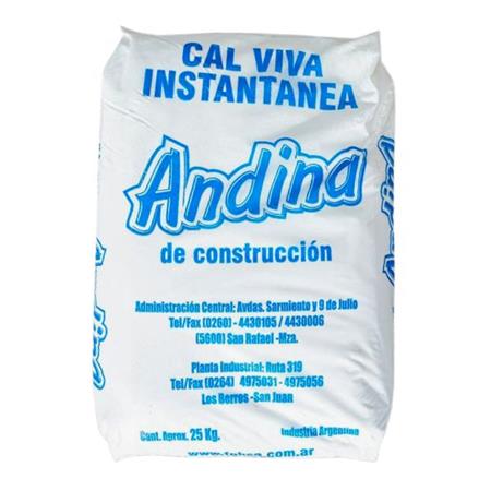 Cal Viva Molida Andina 25kgs.