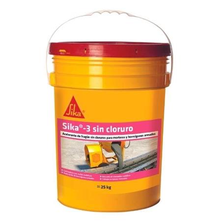 Sika Acelerante 3 S/cloruro 25lts.