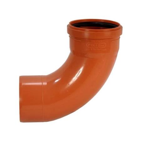 Curva 87°30´mh 110mm 110mm. X 2.7mm.