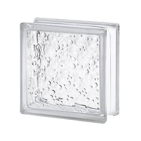 Ladrillo Vidrio Burbuja 3kgx19cmx19cmx7.5cm